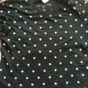 Star Patterned Crop Top