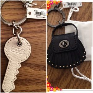 Coach Dakota bag and coach key fob