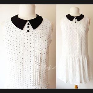 Forever 21 drop waist Polka Dot Dress NWOT