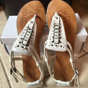 Bakers white sandals