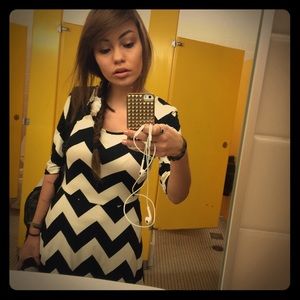 Dress. Black and white.