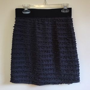 Dark Grey Fitted Skirt