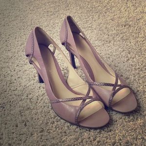 Nine West open toed heels