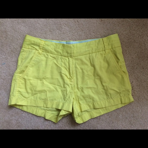 Neon Yellow J. Crew shorts!!