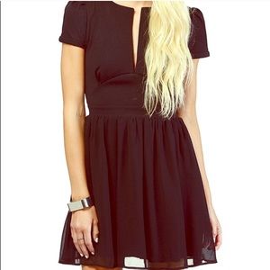 Black Tobi simpleton skater dress