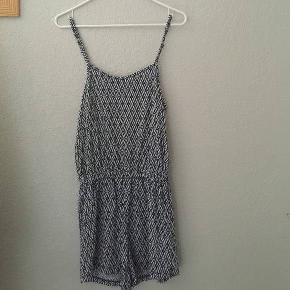 Cotton On blue and white romper