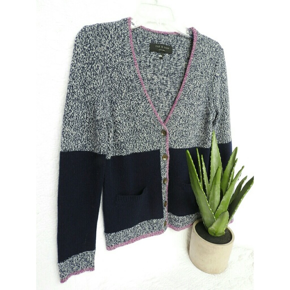 rag & bone Sweaters - $320 RAG & BONE COLOR BLOCK CARDIGAN