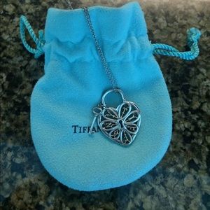 Authentic Tiffany & Co. Charm  and chain