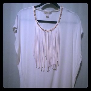 Michael Kors Fringe Top