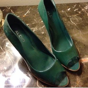 Green Aldo shoes