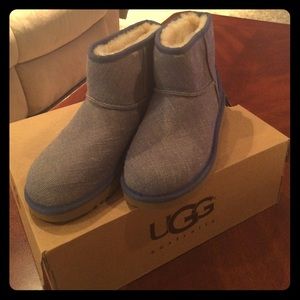 Classic mini, bijou blue Ugg boots