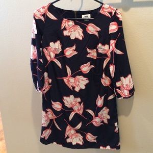 Old Navy floral shirt dress