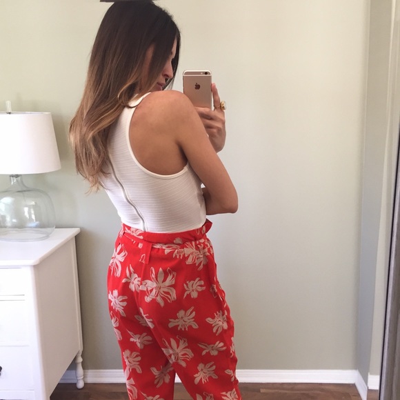 Sold | Gorgeous White Mesh Cropped Top - Picture 3 of 4