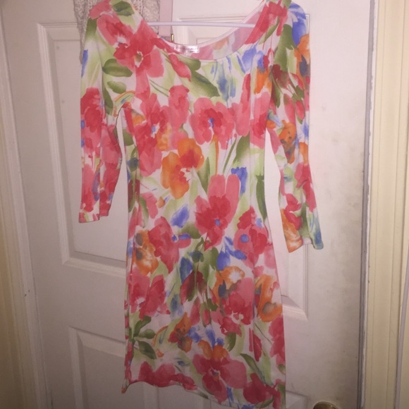 Floral bodycon dress