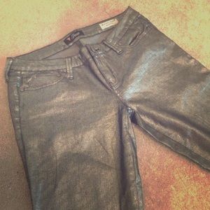 Metallic Guess Low Rise Jegging