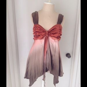 Designer silky top as new size medium