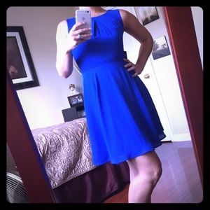 Express Blue keyhole dress size 2