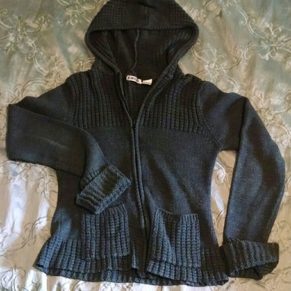 Dark gray zip up jacket