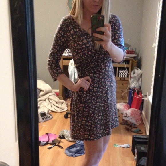 Floral V-Neck Dress
