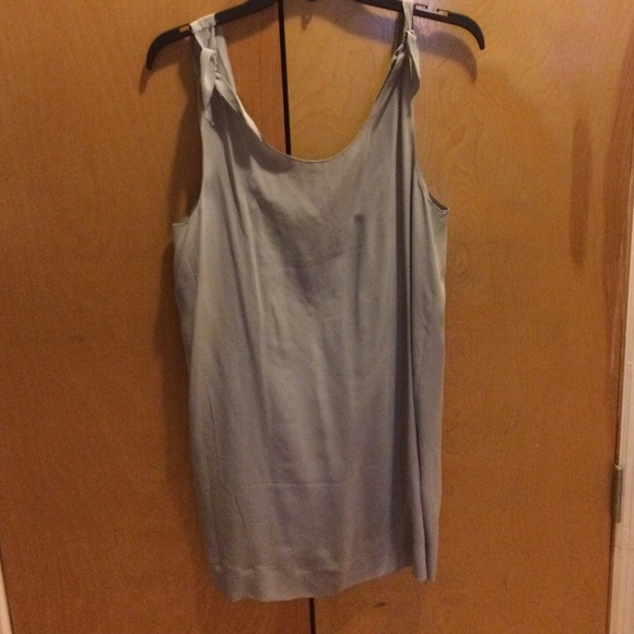 Joie grey silk dress