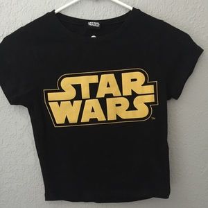 Cotton On Star Wars tight crop top