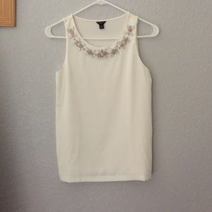 Ann Taylor Bejeweled top