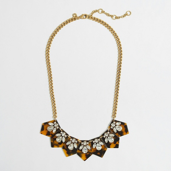 J. Crew Jewelry - New J. Crew crystal tortoise statement necklace