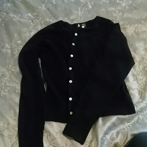 Black cardigan