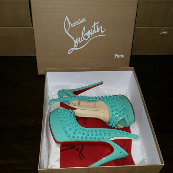 SOLD---Christian Louboutin spikes, 36.5 - Picture 3 of 3