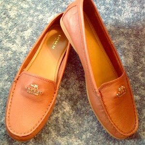 NEW!!Authentic Coach Opal loafer!! (Brown)