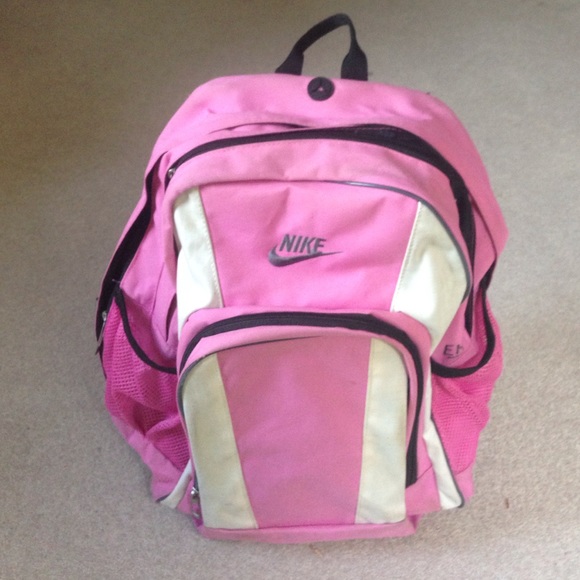 Nike Handbags - Large pink Nike backpack