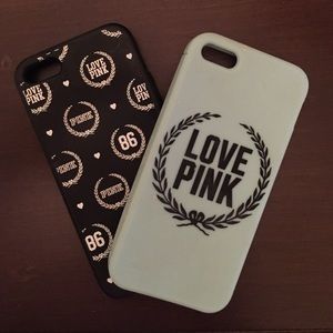 BUNDLE! iPhone 5/5s pink phone cases