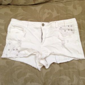White Shorts