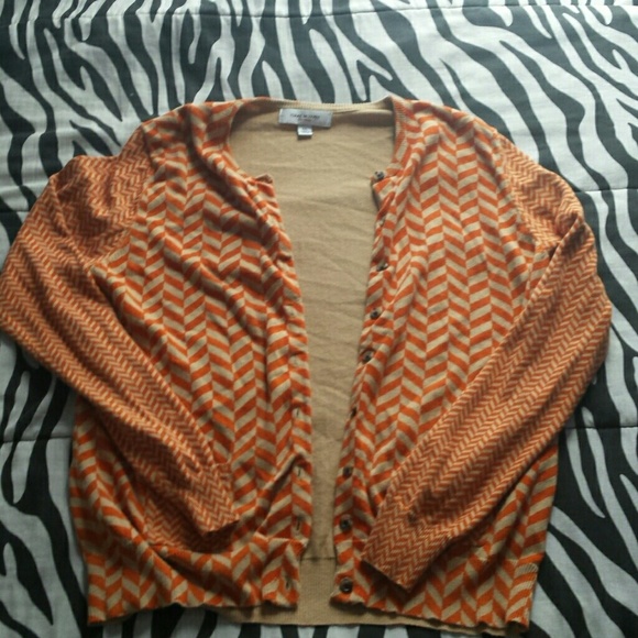 Orange cardigan