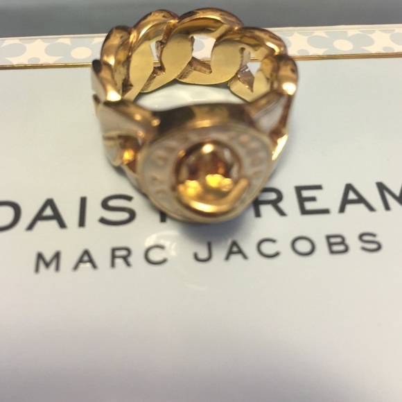 Marc Jacobs Jewelry - Authentic gold and white Marc Jacobs ring sz 8