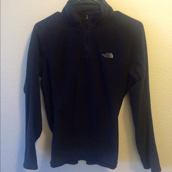 Black fleece North Face