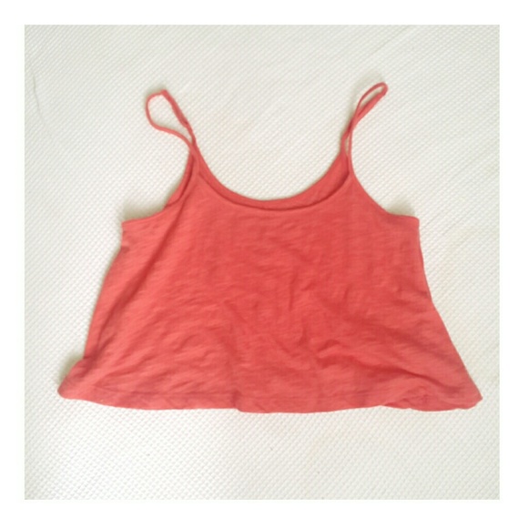 Adorable coral crop top
