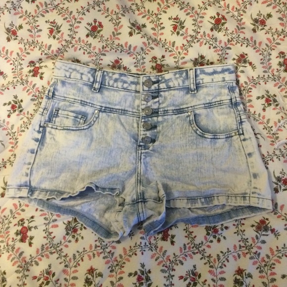 Acid Wash Shorts