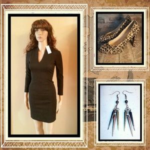 🌟HP(2X)...NWT Helmut Lang Black Dress