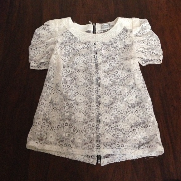 ivory lace blouse