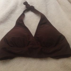 Sundance dk brown bathing suit top M