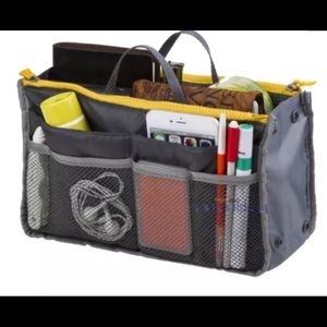 Gray Bag/Purse Organizer