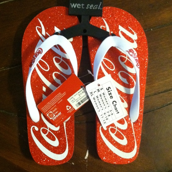 Flip flops. Wet seal. Size S 5-6.