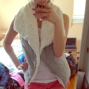 Armani Exchange Fur Vest