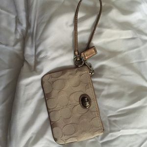 Coach wristlet bag