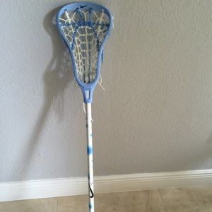 Girls Lacrosse Nike Tiva Blue stick