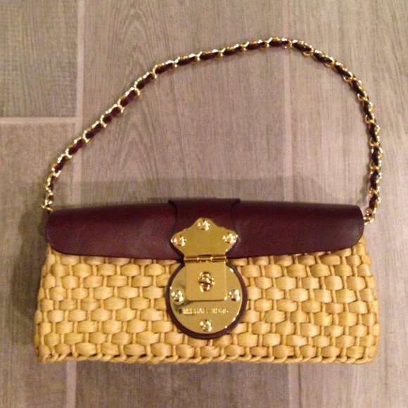 Micheal Kors Straw Bag