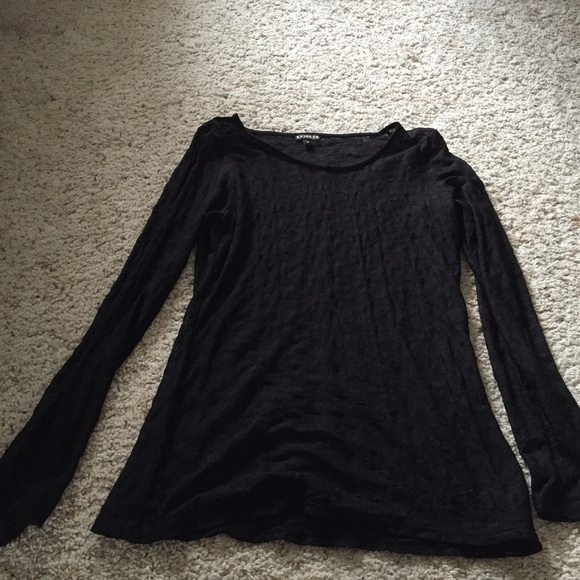 Express Tops - Express lace long sleeve shirt