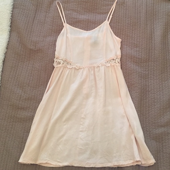 peach day dress