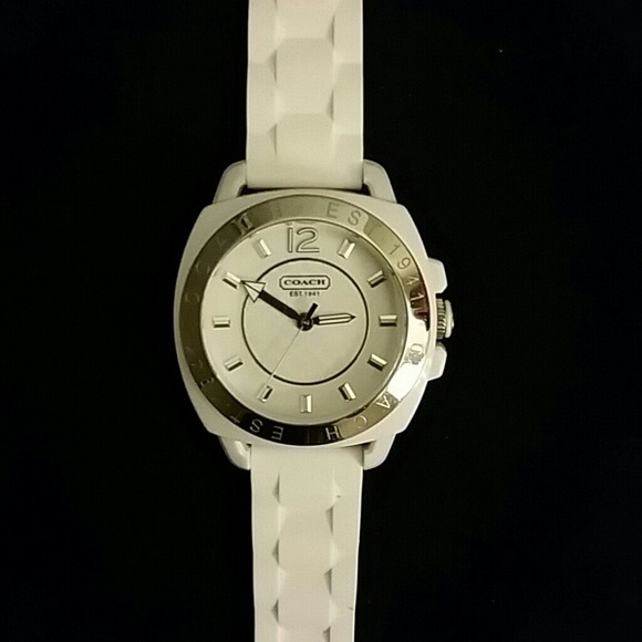 Coach  Watch White